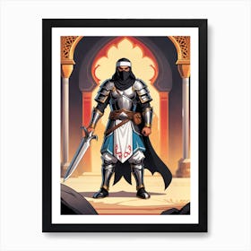 Medieval Warrior Art Print