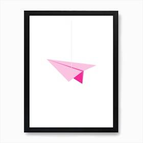 Pink Plane Art Print