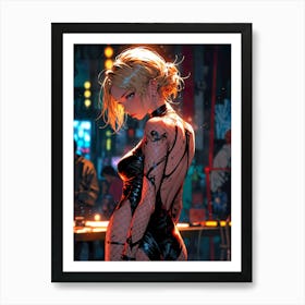 Sexy Anime Girl 1 Art Print