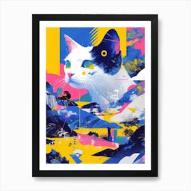 Cat In The Sky 3 Art Print