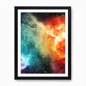 Deep space, mashups #6 — space poster Art Print