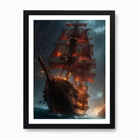 Pirate Ship Poster