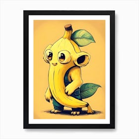 Banonna the Banana Creature Art Print