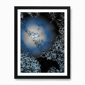 Abstraction The Sun In Dark Space 1 Art Print