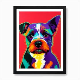 Cesky Terrier Andy Warhol Style Dog Art Print