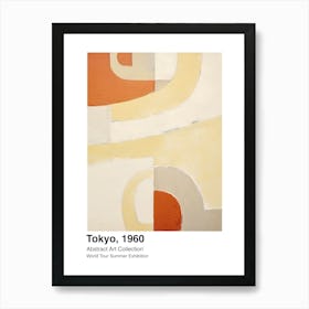 World Tour Exhibition, Abstract Art, Tokyo, 1960 5 Art Print