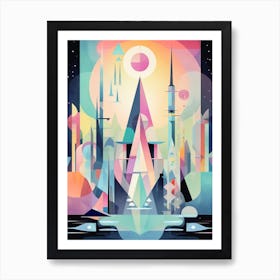 Cosmic Imagery Geometric Abstract 5 Art Print