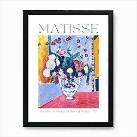 Henri Matisse Vase With Two Handles (A Bunch of Flowers) 1907 HD Remastered Perfect Poster Print for Feature Wall Decor Art Print