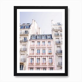 Pink Houses Print Art Print