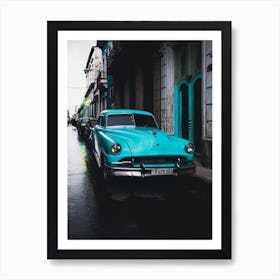 Aqua Havana Art Print