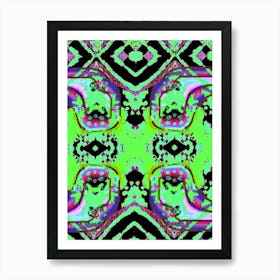 Abstract Psychedelic Pattern 3 Art Print