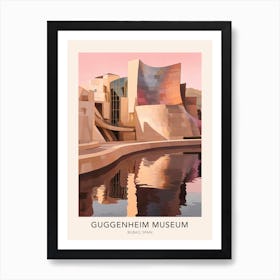 Guggenheim Museum Bilbao Spain Travel Poster Art Print