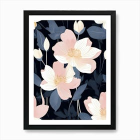 Floral Pattern 43 Art Print