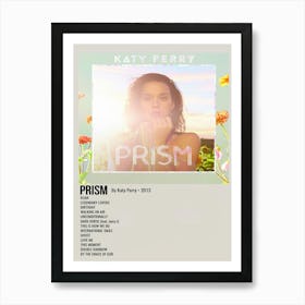 Prism By Katy Perry 2013 Poster 4 Art Print