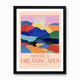 Abstract Dreamscapes Landscape Collection 18 Art Print