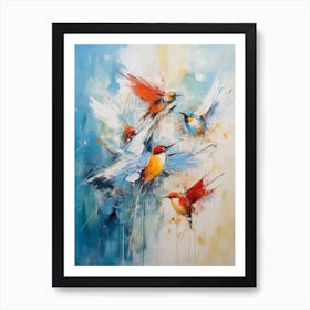 Bird Abstract Expression 2 Art Print