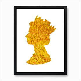 Queen Elizabeth II Jubilee Portrait Art Print Art Print