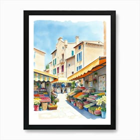 Market In France 1 Art Print