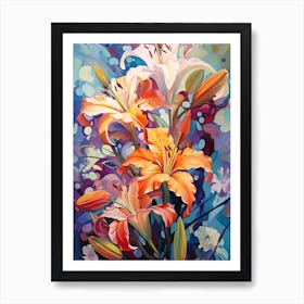 Lily Bouquet Art Print