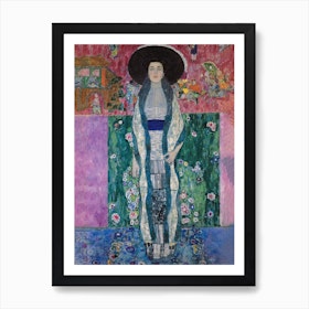 Portrait Of Adele Bloch Bauer, Gustav Klimt Art Print