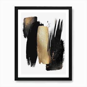 Black And Gold Canvas Print 23 Art Print