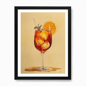 Aperol Spritz Art Print 190 Art Print