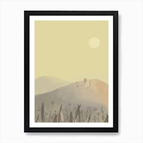 Sunlit Meadow Art Print