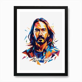 Steve Aoki 02 Portrait Music Icon WPAP Pop Art Style Affiche