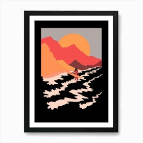 To The Ocean Art Print