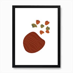 Acorns Art Print