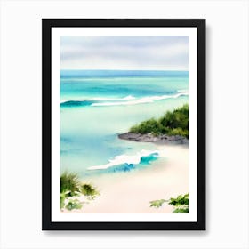 Panama City Beach 2, Florida Watercolour Art Print