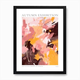 Autumn Exhibition Modern Abstract Poster 36 Art Print