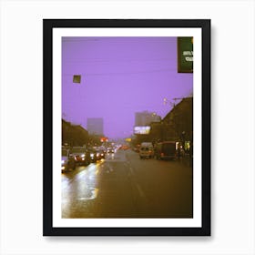 purple hour 1 Art Print