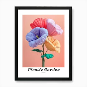 Dreamy Inflatable Flowers Poster Hollyhock 1 Art Print