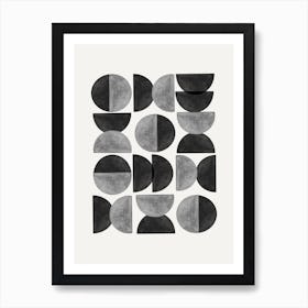 Mid Century Modern Graphic Art Print