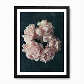 Floral White Blossoms Art Print