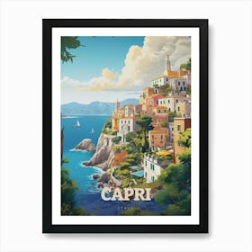 Capri Italy Travel Art Print