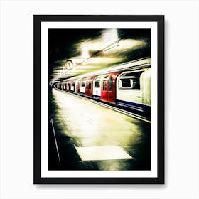 London Underground Station Art Print