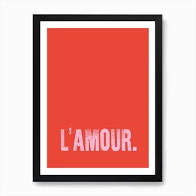 L'Amour II Art Print