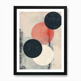 Abstract Circles Canvas Print 9 Art Print