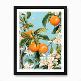 Orange Blossoms 5 Art Print