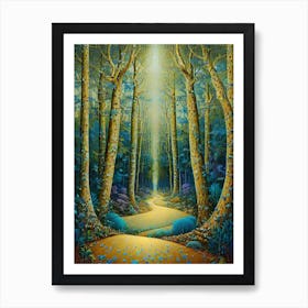 Path Through The Forest 11 Art Print