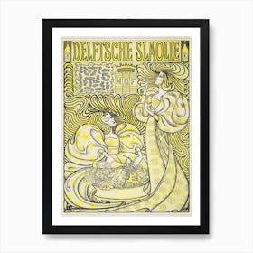 Poster For Delft Salad Oil, Jan Toorop Art Print