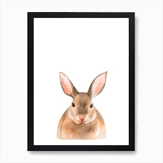 Nursery Rabbit Art Print