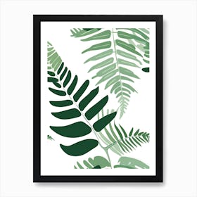 Fern Leaves Art Print