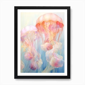 Sea Nettle Jellyfish Watercolour 6 Art Print