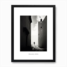 Poster Of Marrakech, Morocco, Photography In Black And White 2 Art Print