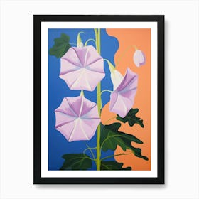 Canterbury Bells 3 Hilma Af Klint Inspired Pastel Flower Painting Art Print