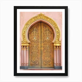 Golden Door Of A Temple Art Print