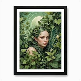 Ivy's Embrace Art Print